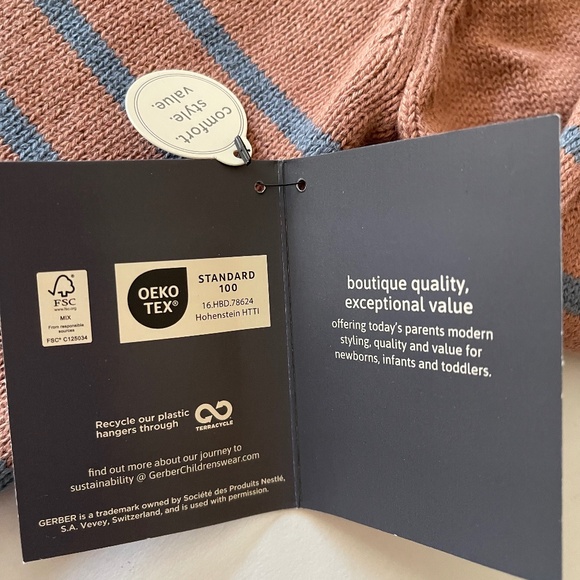 Modern Moments by Gerber Sweater/ 18 Months NWT - Picture 5 of 8